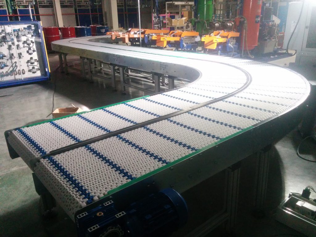 Rotating Modular Belt Conveyors